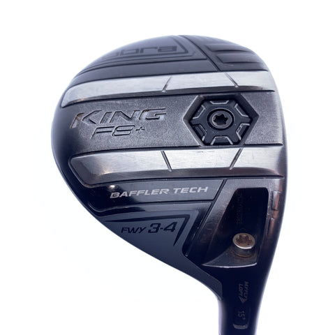 Used Cobra King F8 + 3 - 4 Fairway Wood / 15.0 Degrees / X-Stiff Flex