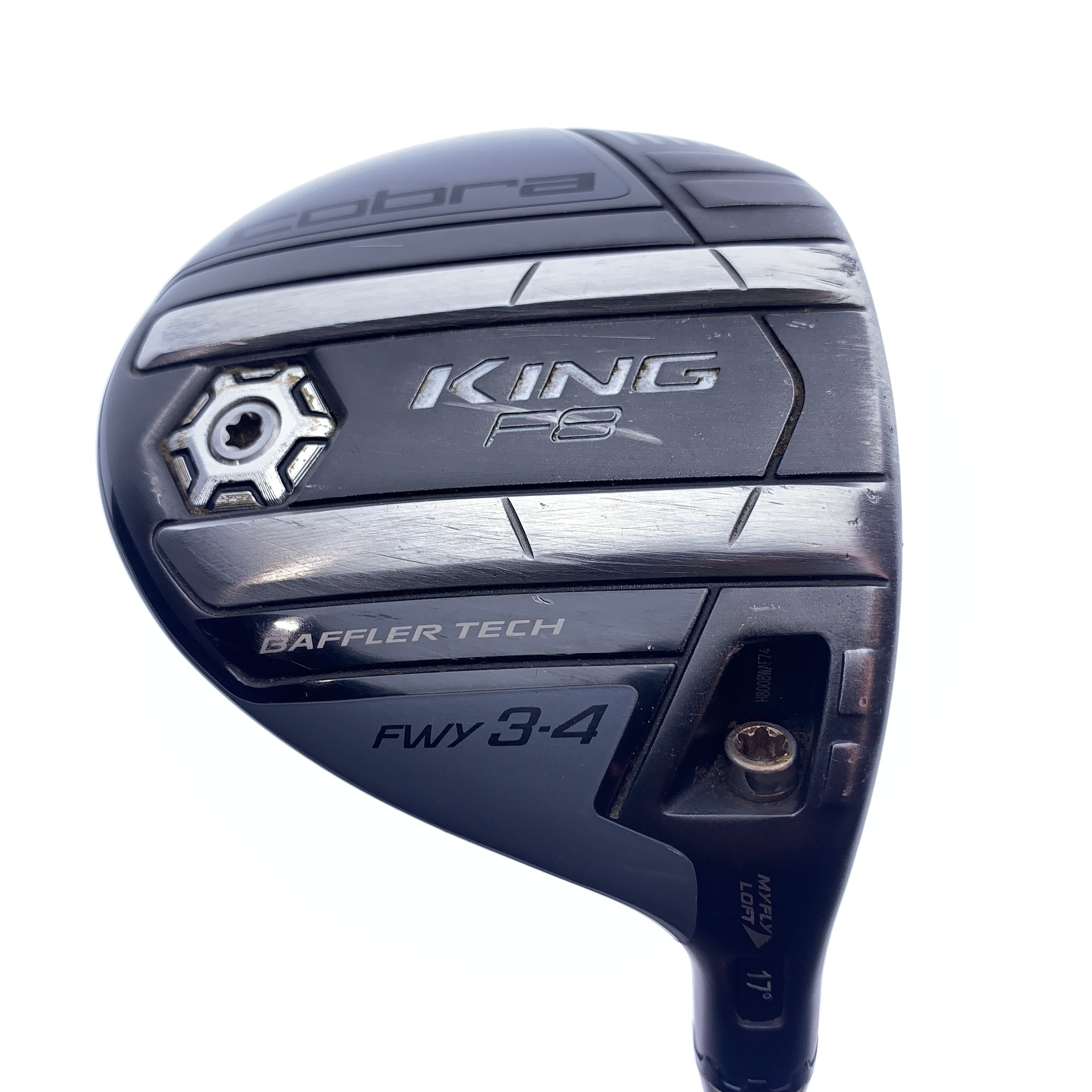 Used Cobra King F8 3 - 4 Fairway Wood / 17.0 Degrees / Regular Flex