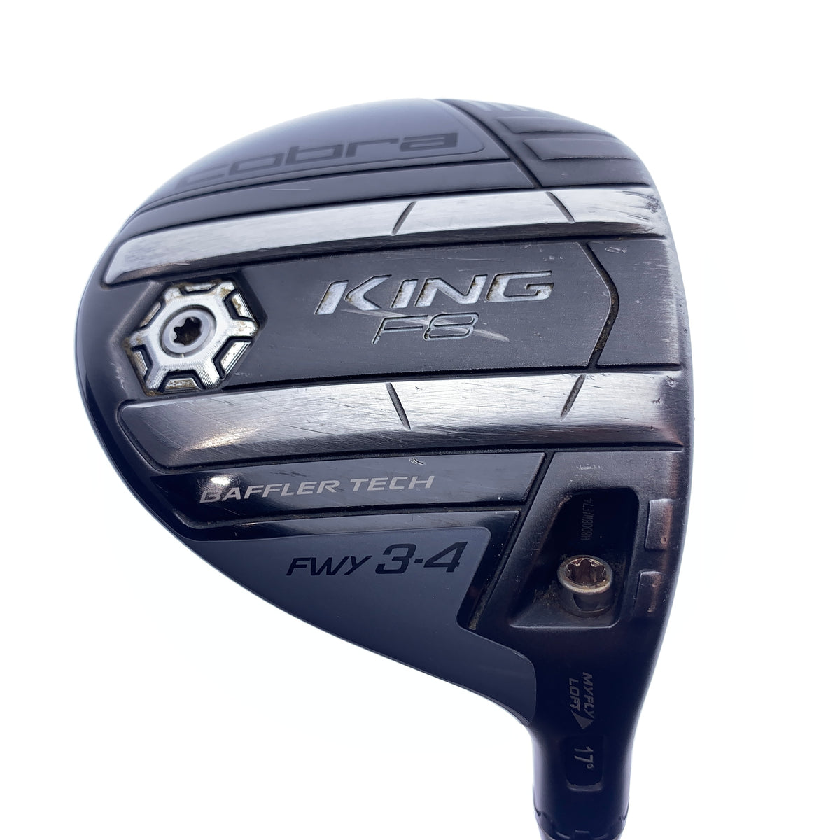 Used Cobra King F8 3 - 4 Fairway Wood / 17.0 Degrees / Regular Flex