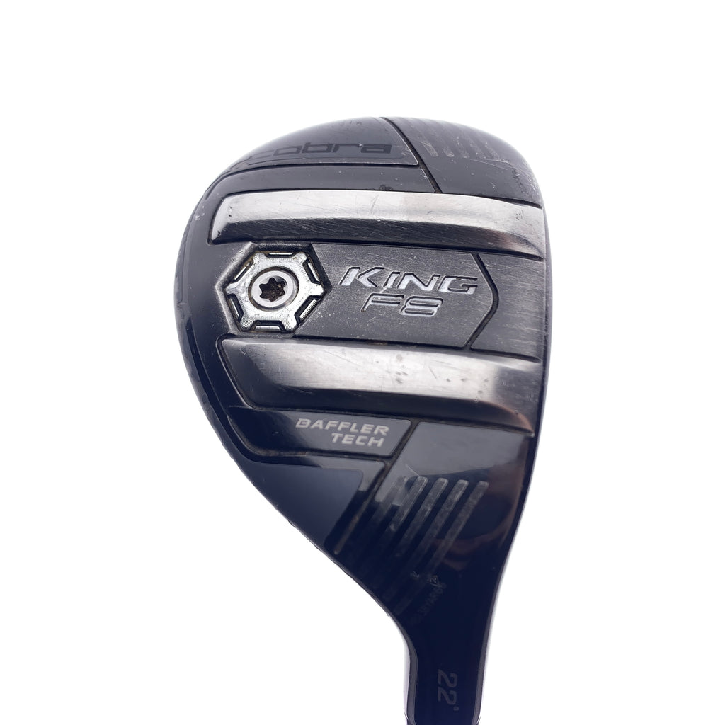Used Cobra King F8 4 Hybrid / 22.0 Degrees / Regular Flex