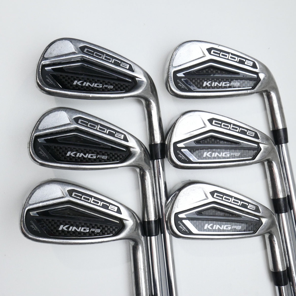 Used Cobra King F8 Iron Set / 5 - PW / Regular Flex