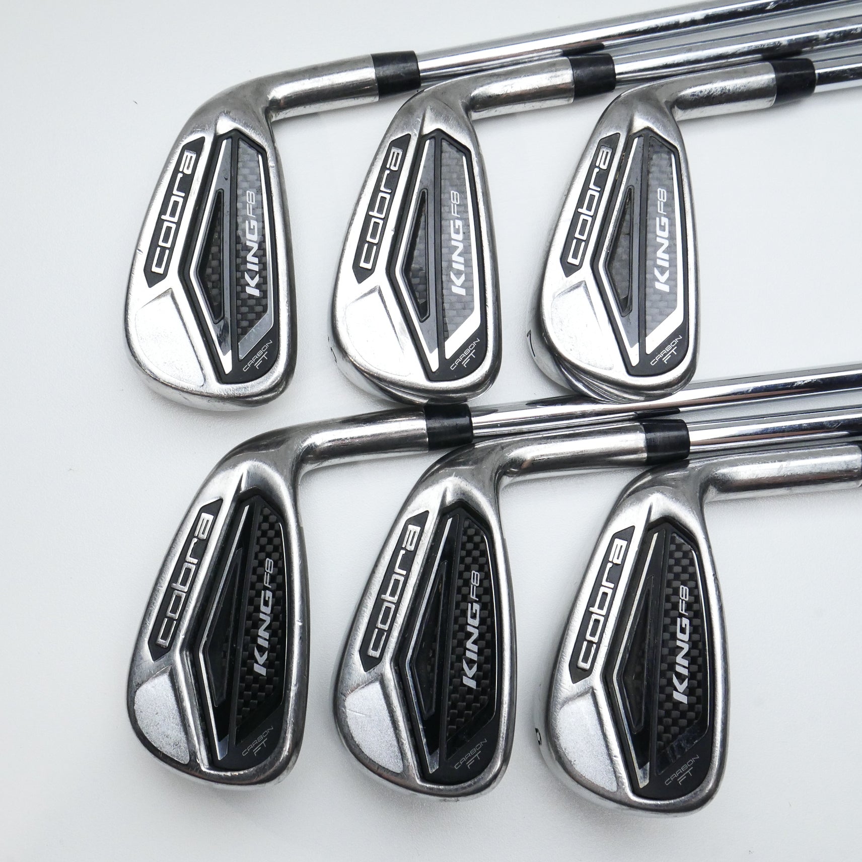 Used Cobra King F8 Iron Set / 5 - PW / Regular Flex