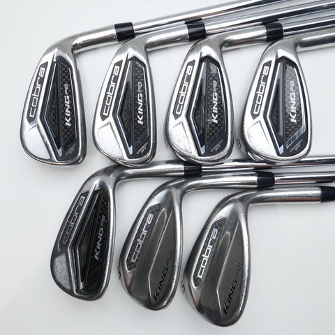 Used Cobra King F8 Iron Set / 6 - SW + GW / Regular Flex