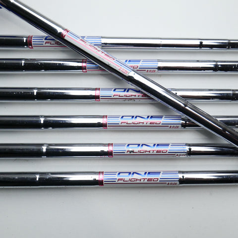 Used Cobra King F8 One Length Iron Set / 5 - PW + GW / Regular Flex