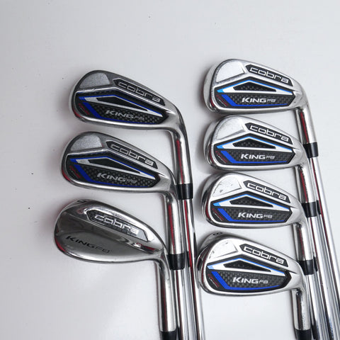 Used Cobra King F8 One Length Iron Set / 5 - PW + GW / Regular Flex