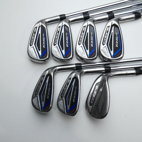 Used Cobra King F8 One Length Iron Set / 5 - PW + GW / Regular Flex