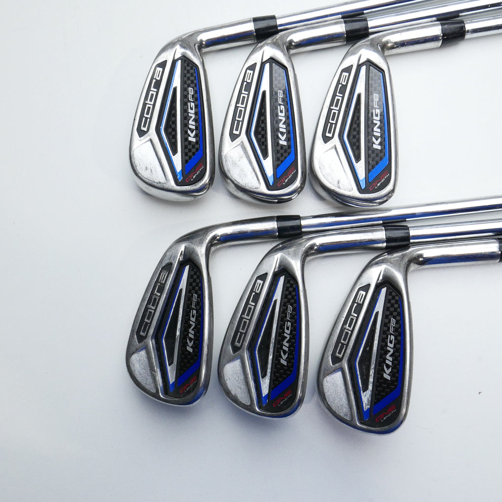 Used Cobra King F8 One Length Iron Set / 5 - PW / Regular Flex