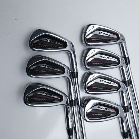 Used Cobra King F9 Speedback Iron Set / 5 - PW + GW / Stiff Flex