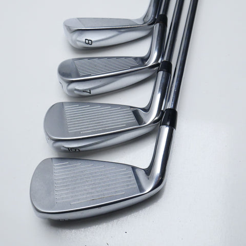 Used Cobra King F9 Speedback Iron Set / 5 - PW + GW / Stiff Flex