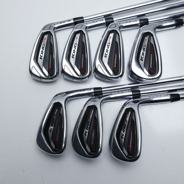 Used Cobra King F9 Speedback Iron Set / 5 - PW + GW / Stiff Flex