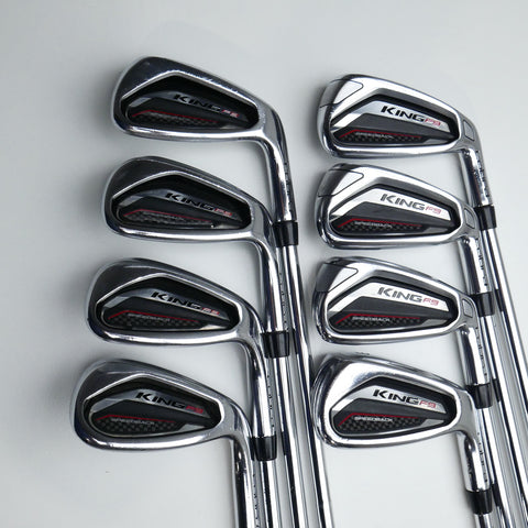 Used Cobra King F9 Speedback Iron Set / 5 - SW + GW / Stiff Flex