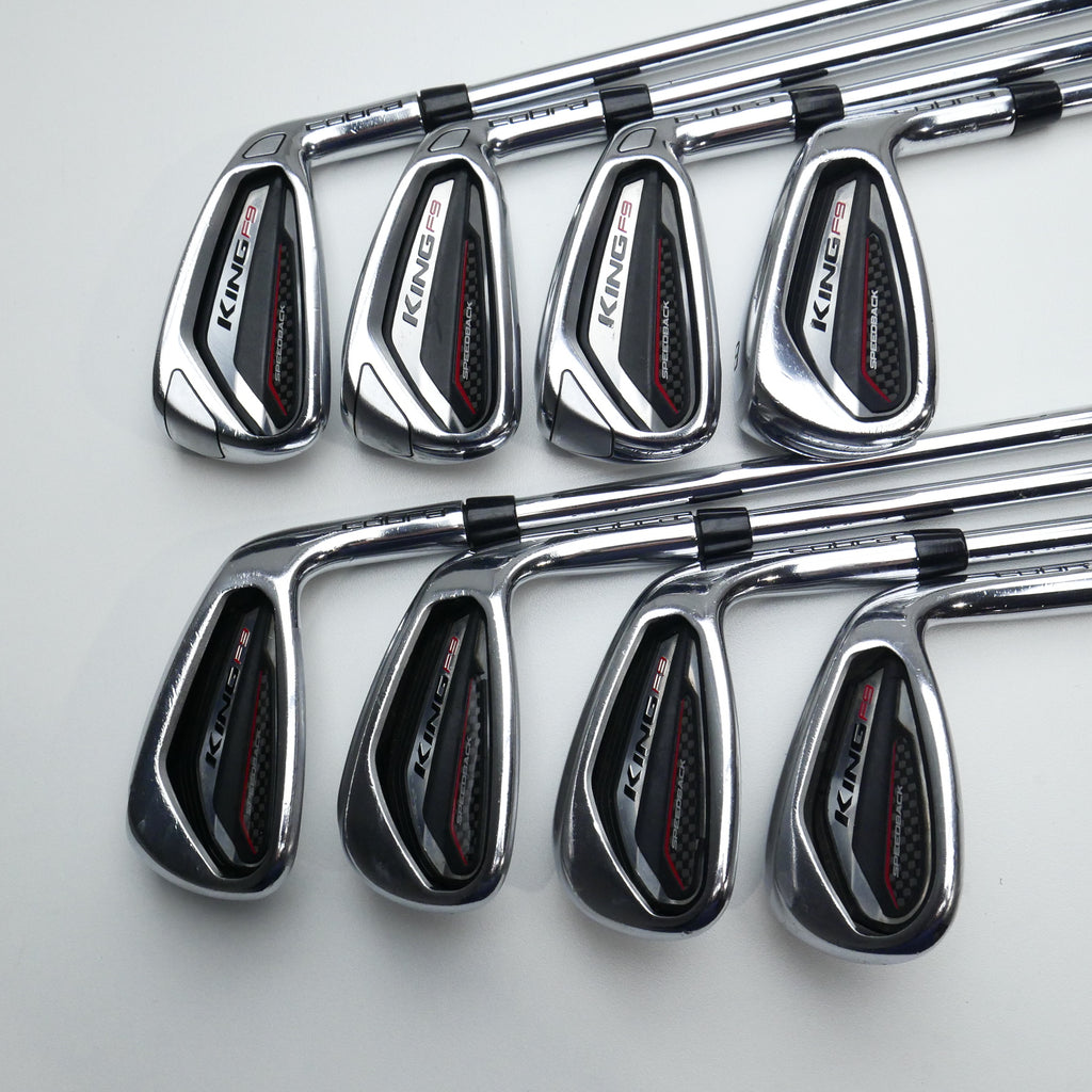 Used Cobra King F9 Speedback Iron Set / 5 - SW + GW / Stiff Flex