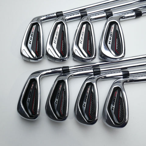 Used Cobra King F9 Speedback Iron Set / 5 - SW + GW / Stiff Flex
