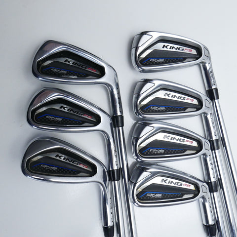 Used Cobra King F9 Speedback One Length Set / 4 - 9 IRON + GW / Regular Flex