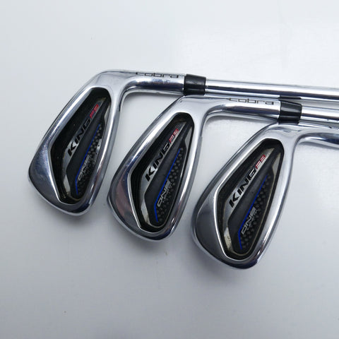 Used Cobra King F9 Speedback One Length Set / 4 - 9 IRON + GW / Regular Flex