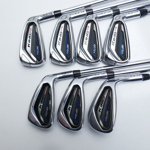 Used Cobra King F9 Speedback One Length Set / 4 - 9 IRON + GW / Regular Flex