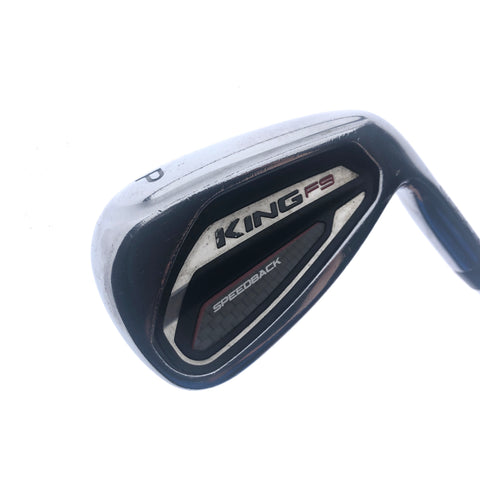 Used Cobra King F9 Speedback Pitching Wedge Iron / 44.0 Degrees / Stiff Flex