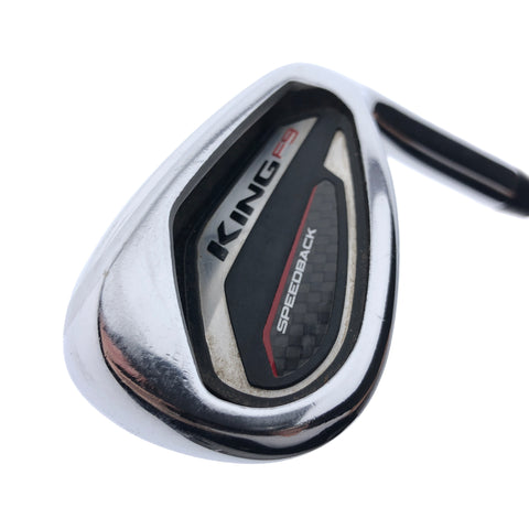Used Cobra King F9 Speedback Sand Wedge Iron / 54.0 Degrees / Stiff Flex
