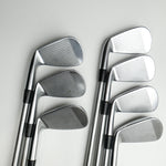 Used Cobra King Forged CB MB Chrome 2017 Iron Set / 4 - PW / Stiff Flex