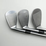 Used Cobra King Forged CB MB Chrome 2017 Iron Set / 4 - PW / Stiff Flex