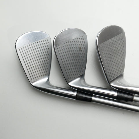 Used Cobra King Forged CB MB Chrome 2017 Iron Set / 4 - PW / Stiff Flex