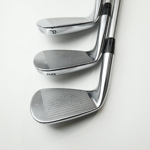 Used Cobra King Forged CB MB Chrome 2017 Iron Set / 4 - PW / Stiff Flex