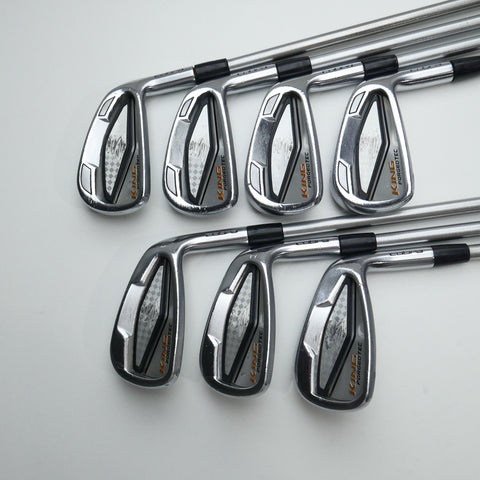 Used Cobra King Forged Tec 2017 Iron Set / 4 - PW / Stiff Flex