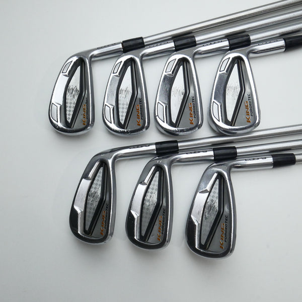 Used Cobra King Forged Tec 2017 Iron Set / 4 - PW / Stiff Flex