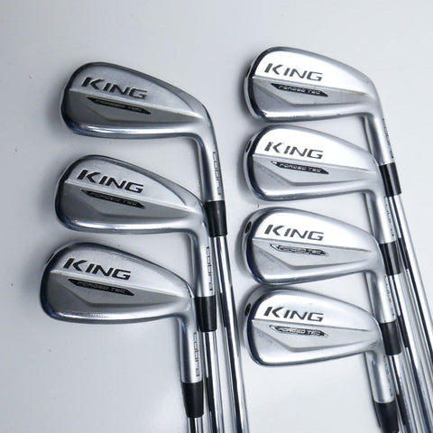 Used Cobra King Forged Tec 2019 Iron Set / 4 - PW / Stiff Flex