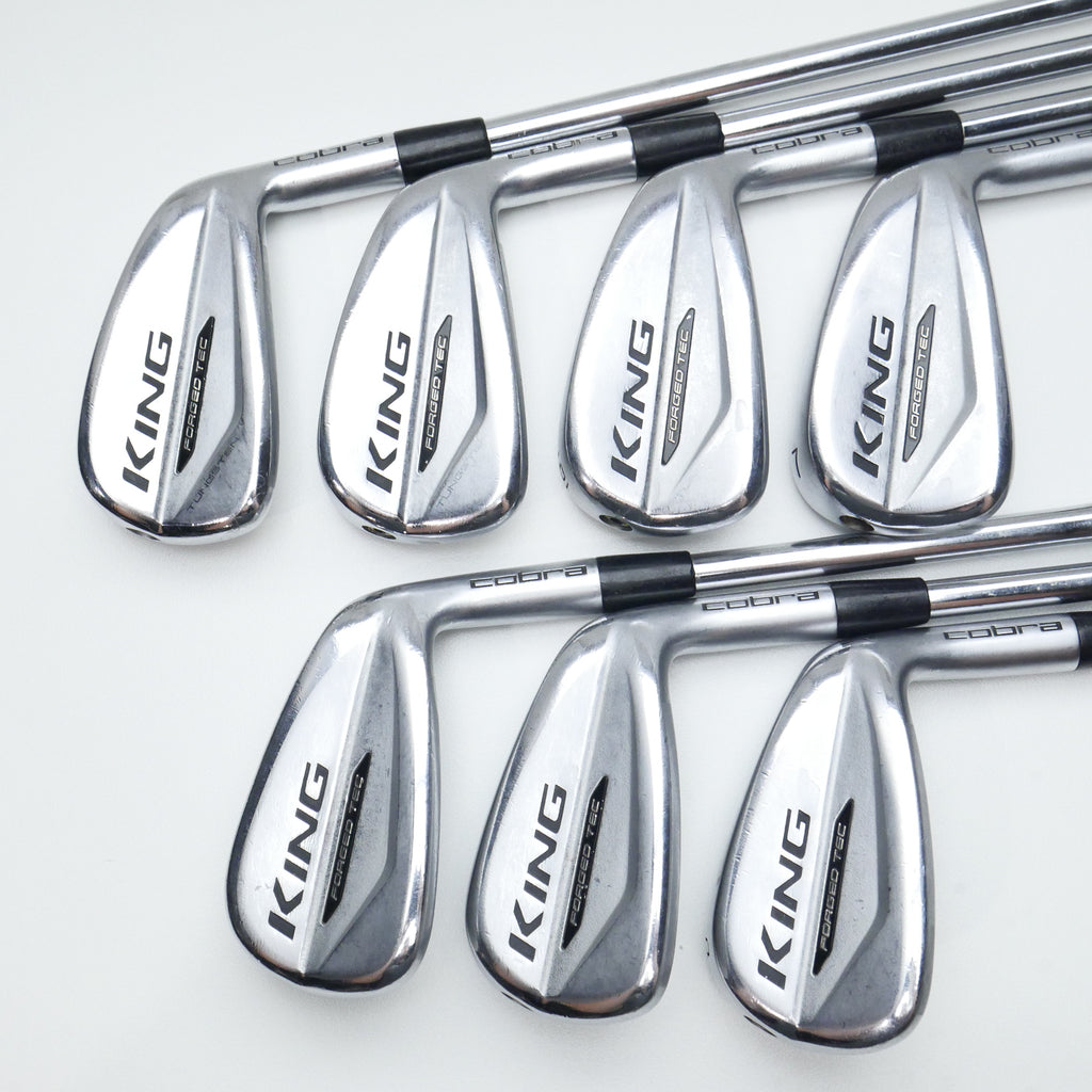 Used Cobra King Forged Tec 2019 Iron Set / 4 - PW / Stiff Flex