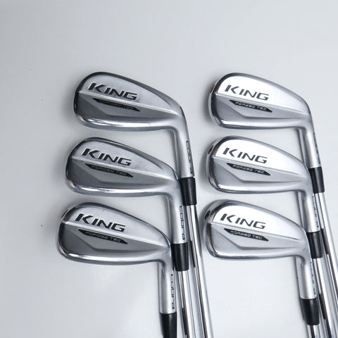 Used Cobra King Forged Tec 2019 Iron Set / 5 - PW / Stiff Flex