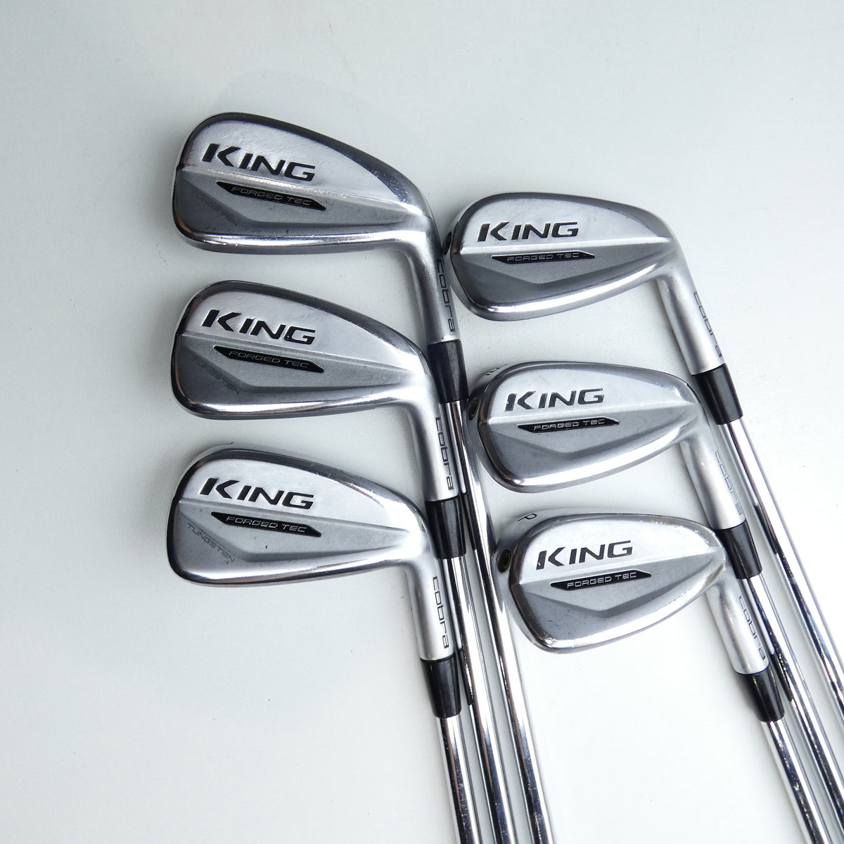 Used Cobra King Forged Tec 2019 Iron Set / 5 - PW / Stiff Flex