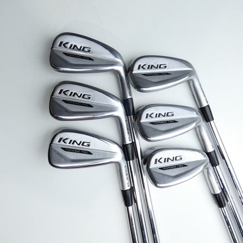 Used Cobra King Forged Tec 2019 Iron Set / 5 - PW / Stiff Flex