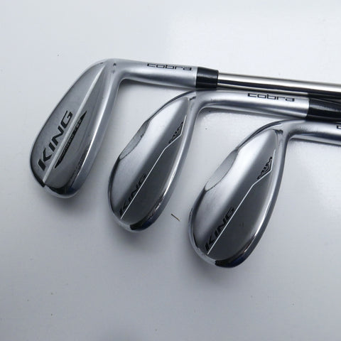 Used Cobra King Forged Tec 2019 Iron Set / 6 - PW + GW + LW / Junior Flex