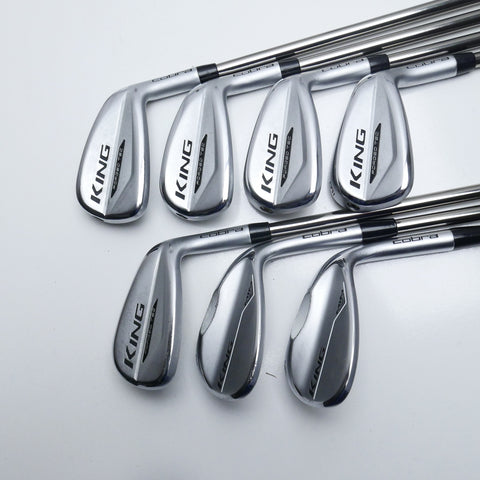 Used Cobra King Forged Tec 2019 Iron Set / 6 - PW + GW + LW / Junior Flex