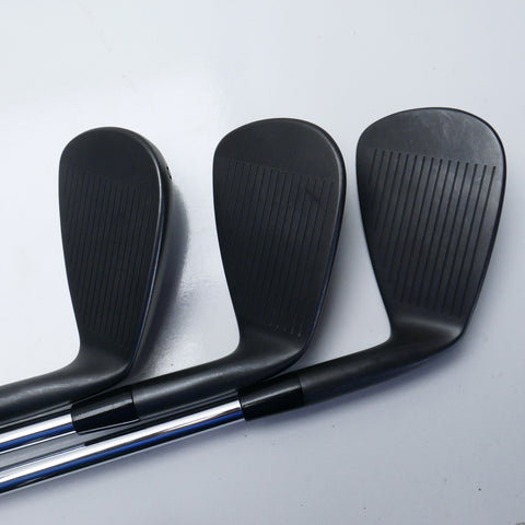 Used Cobra King Forged Tec Black 2022 Iron Set / 4 - PW / Regular / Left-Handed