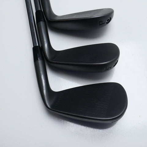 Used Cobra King Forged Tec Black 2022 Iron Set / 4 - PW / Regular / Left-Handed