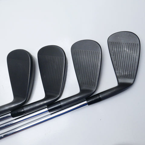 Used Cobra King Forged Tec Black 2022 Iron Set / 4 - PW / Regular / Left-Handed
