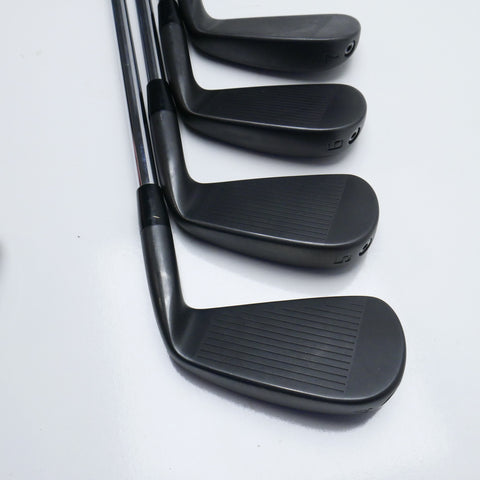 Used Cobra King Forged Tec Black 2022 Iron Set / 4 - PW / Regular / Left-Handed
