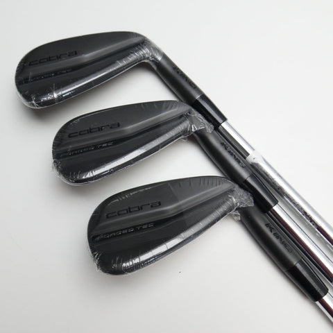 Used Cobra King Forged Tec Black 2022 Iron Set / 4 - PW / Stiff Flex