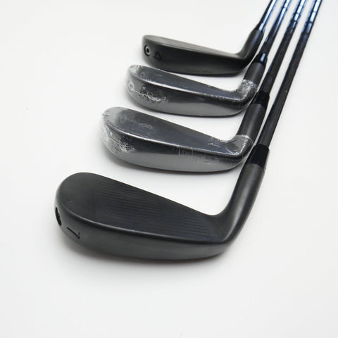 Used Cobra King Forged Tec Black 2022 Iron Set / 4 - PW / Stiff Flex