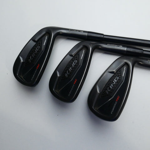 Used Cobra King Forged Tec Black Iron Set / 4 - PW / Regular Flex