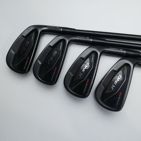 Used Cobra King Forged Tec Black Iron Set / 4 - PW / Regular Flex