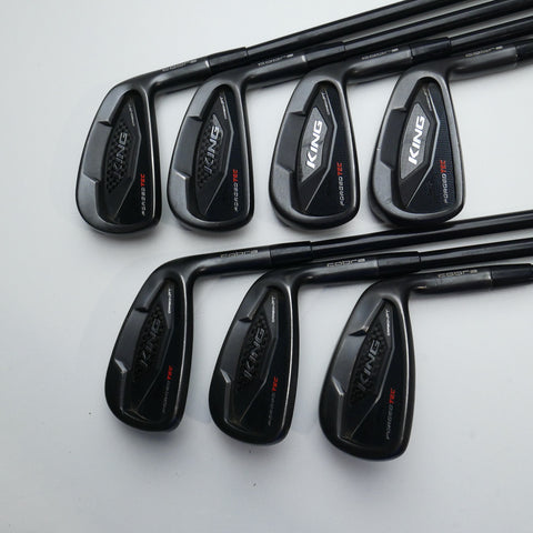 Used Cobra King Forged Tec Black Iron Set / 4 - PW / Regular Flex