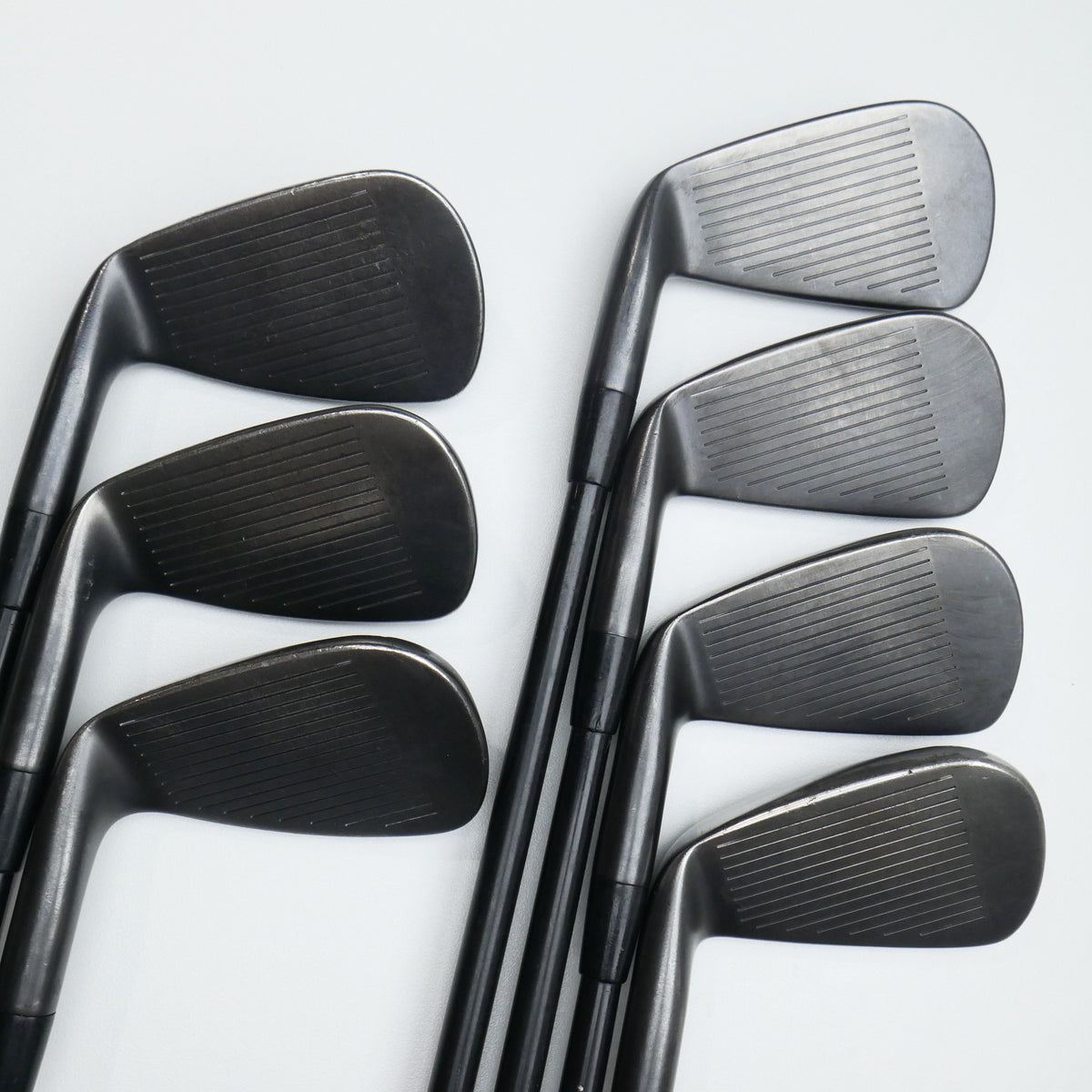 Used Cobra King Forged Tec Black Iron Set / 4 - PW / Stiff Flex