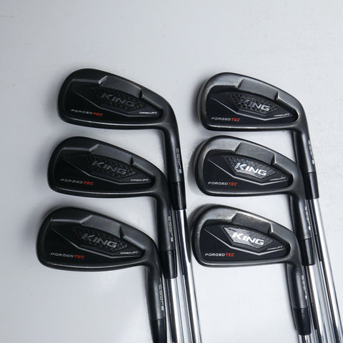 Used Cobra King Forged Tec Black Iron Set / 5 - PW / Regular Flex