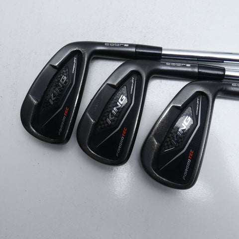 Used Cobra King Forged Tec Black Iron Set / 5 - PW / Regular Flex