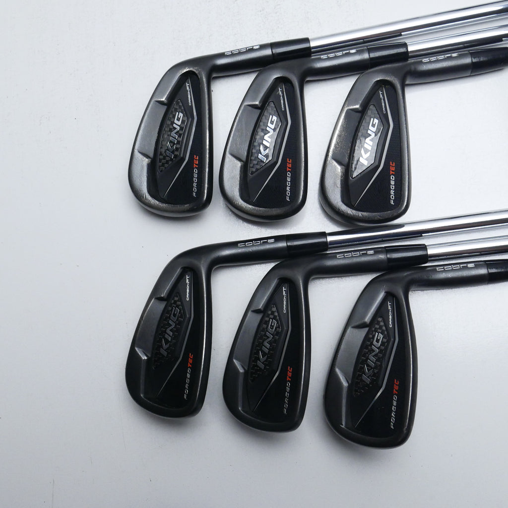Used Cobra King Forged Tec Black Iron Set / 5 - PW / Regular Flex