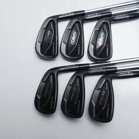 Used Cobra King Forged Tec Black Iron Set / 5 - PW / Regular Flex