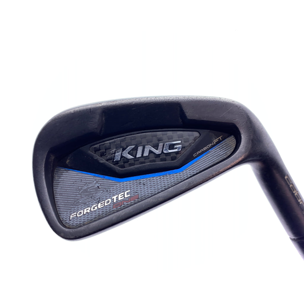 Used Cobra King Forged Tec Black One Length 7 Iron / Stiff Flex